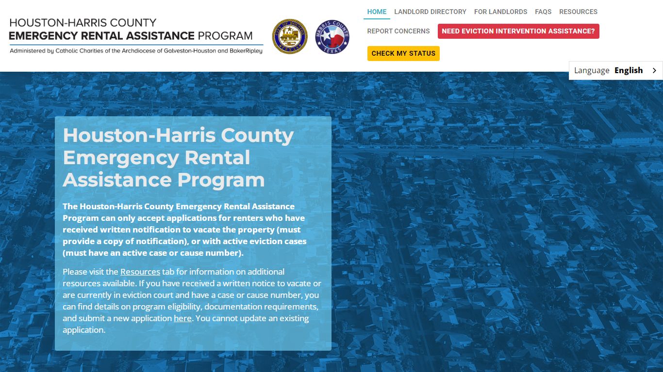 Houston-Harris County Emergency Rental Assistance Program